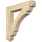 Ekena Millwork Olympic Arts & Crafts Rough Sawn Bracket, Douglas Fir, 4"W x 26"D x 26"H BKT04X26X26OLY03RDF - alternate 1